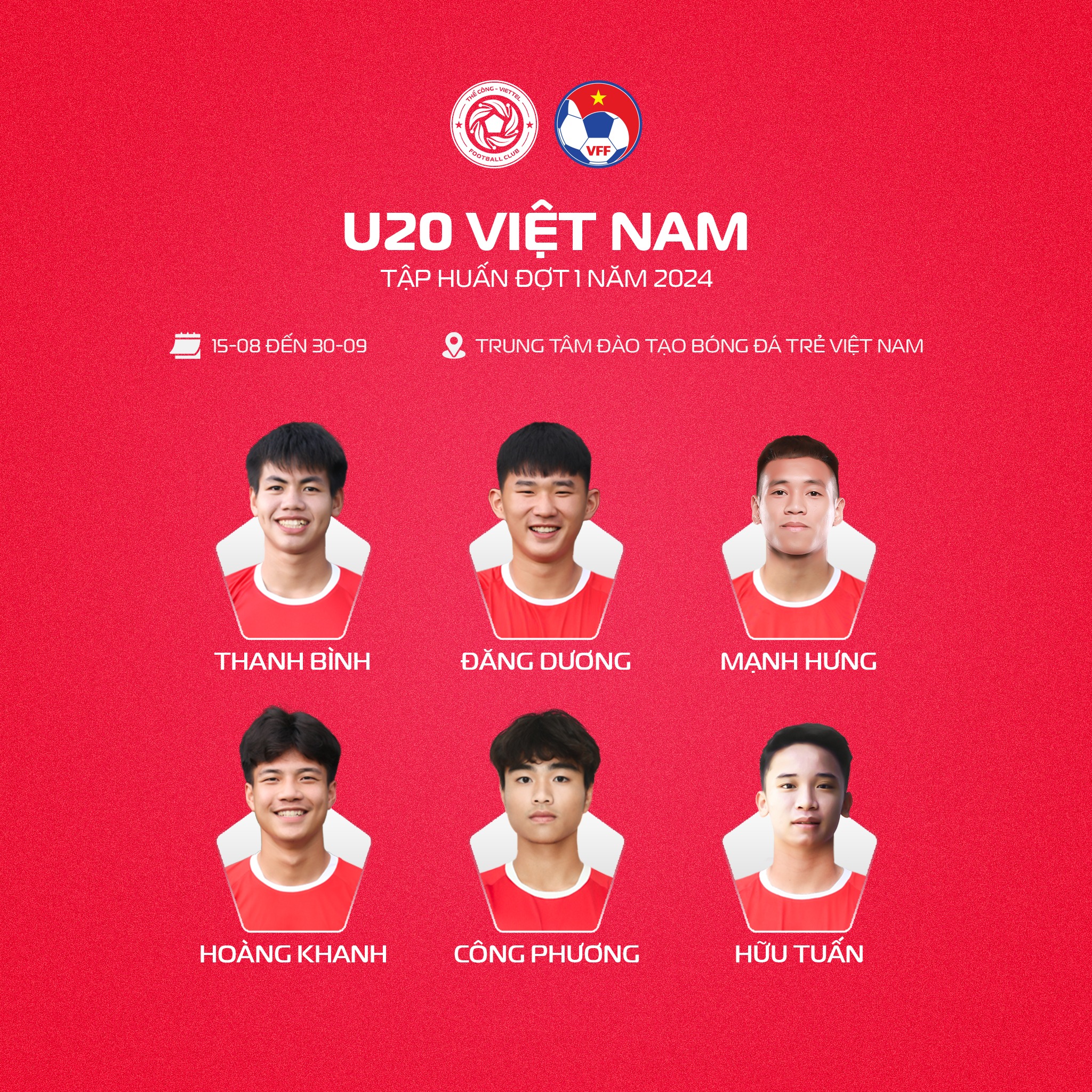 Khuất Văn Khang, Nguyễn Công Phương lên tuyển U22 Việt Nam 2