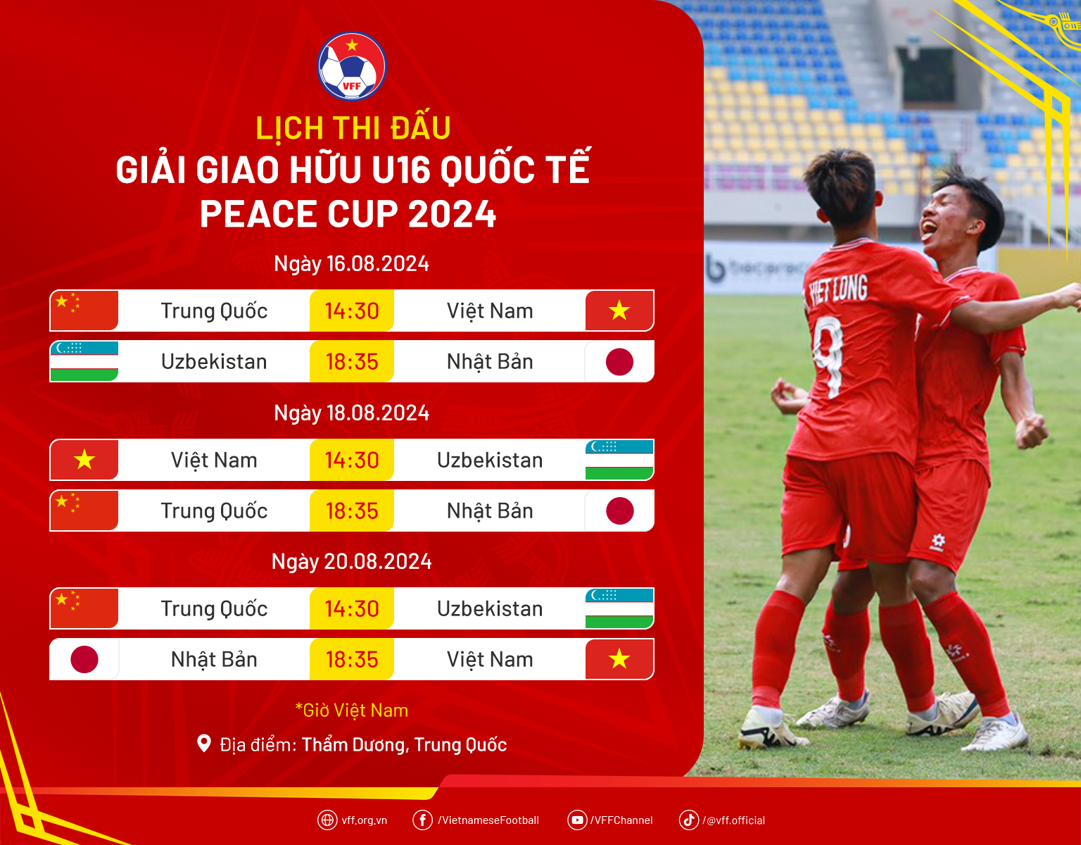 “U16 Việt Nam hưởng lợi khi thi đấu với Nhật Bản, Uzbekistan 3